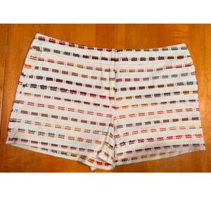 LOFT Riviera Textured Stripe Shorts – NWT – Size 14